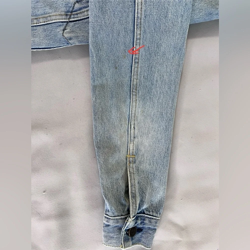 Levis Jacket Mens Sz Small Blue Vintage Premium Jean‎ Denim Trucker Cotton